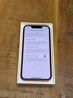 iPhone 13 mini 128gb - červený - 5