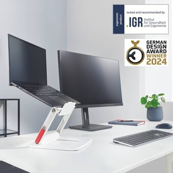 Podstavec (stojan,držák) na PC Leitz ERGO bílý - 5