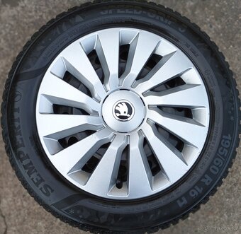 Originál sada plechových disků Škoda Kamiq, Scala 5x100 R16 - 5