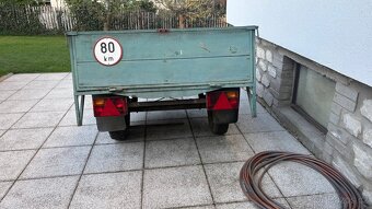 Přívěsný vozík za osobní automobil. Nová světla. Bez TP - 5