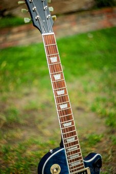 Elektrická kytara les paul modra - 5