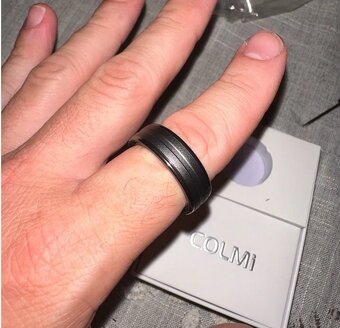 COLMI R06 Chytrý prstýnek / Smart ring-černý nový vel.10 - 5