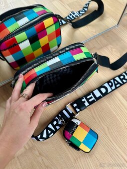 KOSTIČKOVÁ CROSSBODY KABELKA KARL LAGERFELD 1 - 5