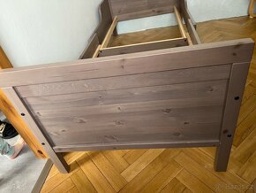 Rostoucí postel ikea sundvik šedohnědá - 5