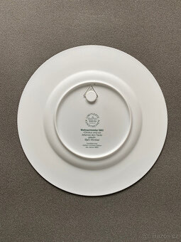 Rosenthal Závěsný vánoční talíř 28 cm, rok 1982 - 5
