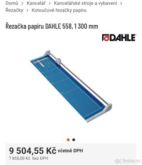 Řezačka papíru, velkoformátová - 5
