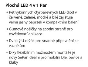 LED PAR RGBW 8KS - 5
