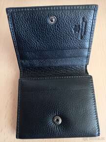 Peněženka kožená NOVÁ, 10,5 cm x 10 cm - 5
