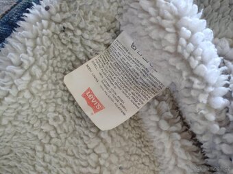 RIFLOVÁ BUNDA LEVI'S KOŽÍŠEK XL - 5