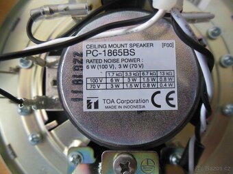 Stropní reproduktor PC-1865BS nový nepoužitý. - 5