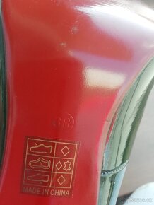 Značkové lodičky, lakovaná kůže, MiZia paris, 38 - 5