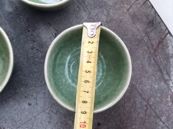 NOVÁ luxusní sada 6ks hrnků BJÖRN krásné zelené provedení - 5