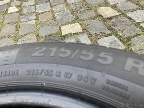 2ks letních pneu CONTINENTAL 215/55R17 94V DOT2018 - 5