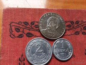 STŘÍBRNÝ 200 FORINT+1+2 PENGE PĚKNÉ - 5