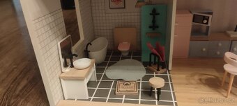 Domeček na panenky, panáčky, barbie - 5