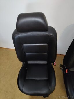 Sedačky passat b5.5 s dětským podsedákem kožené - 5