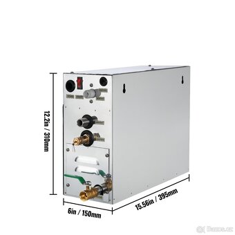 Parní generátor pro domácí sauny a lázně - 4 kW - 5