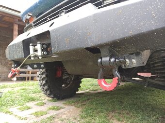 Pevnostní nárazník PRO verze + naviják MSW 3500 lbs na Lada - 5