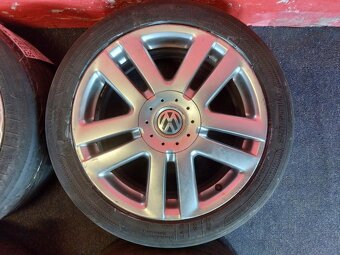 ALU disky VW 5x112 R17 s letními pneu 225/45 R17 - 5