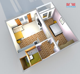 Podnájem bytu 1+1, 40 m², Česká Lípa, ul. Kolínská - 5