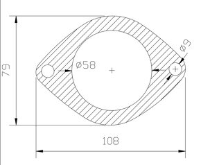 Těsnění vodní pumpy UAZ (motory 75-90 koní) - 5