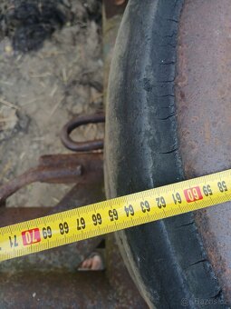 Ocelová kola s gumovým běhounem - 5