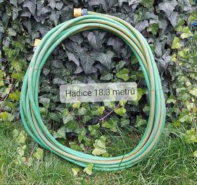 Buben na zahradní hadici asi na 60metrů hadic + Hadice - 5