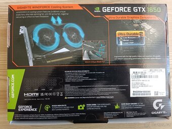 Grafická karta Geforce GTX 1650 + Zdroj Raider II 650W - 5