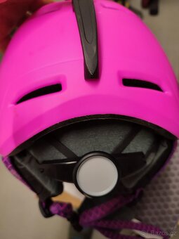 Prodám dívčí lyžařskou helmu Blizzard i s brýlemi - 5