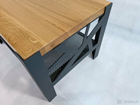 Konferenční stolek v industriálním stylu - 5