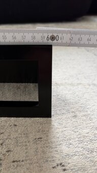 Krbová mřížka LUFT 90X600 černá - 5