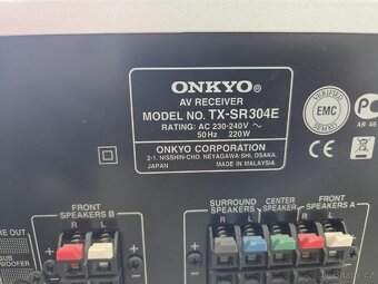 AV receiver Onkyo TX-SR304E + ovladač - 5
