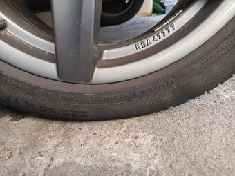 ALU kola alutec 5x112 57,1 kroužky et 28 225/50 r17 - 5