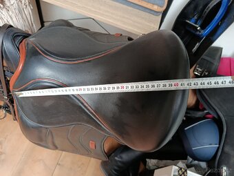 Drezurní kožené sedlo - 5