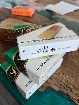 Predám vintage plátky na alt saxofón rico 70/80 roky - 5