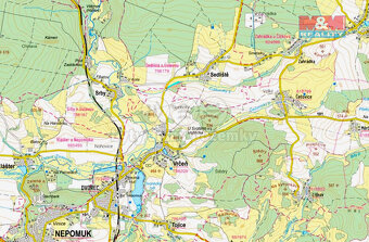 Prodej lesa, louky a vodní plochy, 8352 m², Sedliště - 5