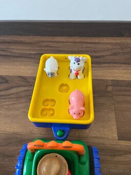 Hrací jezdící traktor traktůrek se zvířátky Kiddieland - 5
