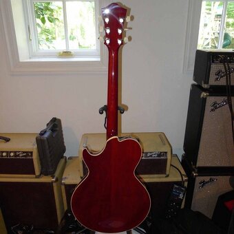 Collings SoCo Deluxe w Dark Cherry Sunburst Quilted Maple To - 5