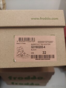 Zimní boty Barefoot Froddo s membránou, vel. 32, 211x76 mm - 5
