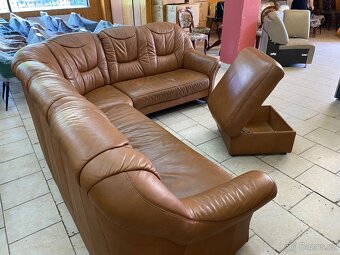 Prodám koženou sedací soupravu - 5