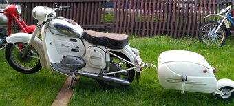Jawa 250 1956 + Pav , ČZ 150 půlbuben - 5