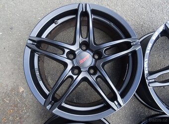 Alu disky černé ALutec 17", 5x114.3, ET 38, šíře 7J - 5