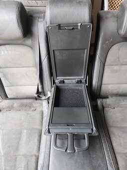 Škoda Superb 2, zadní kožené/alcantara sedadla - 5