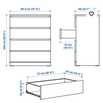 Komoda Ikea MALM - 5
