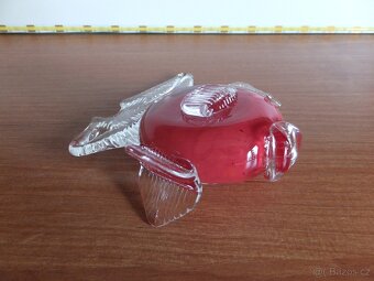 Murano figurka, krásná masivní rybička. - 5