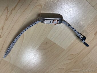 Apple Watch Ultra Titanium Case Orange Alpine Loop 49mm - 5