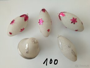 Vánoční ozdoby - staré -špičky- pěnové - 5