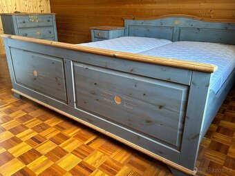 Exkluzivní celomasivní ložnice NORDKIEFER, velký komplet - 5