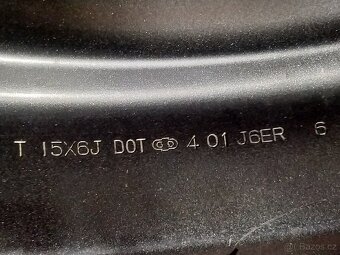 Ocelové disky 6Jx15, 5x100, ET 48 - 5