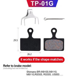 Brzdové destičky k elektrokolům na kotouč. brzdy i hydraulic - 5